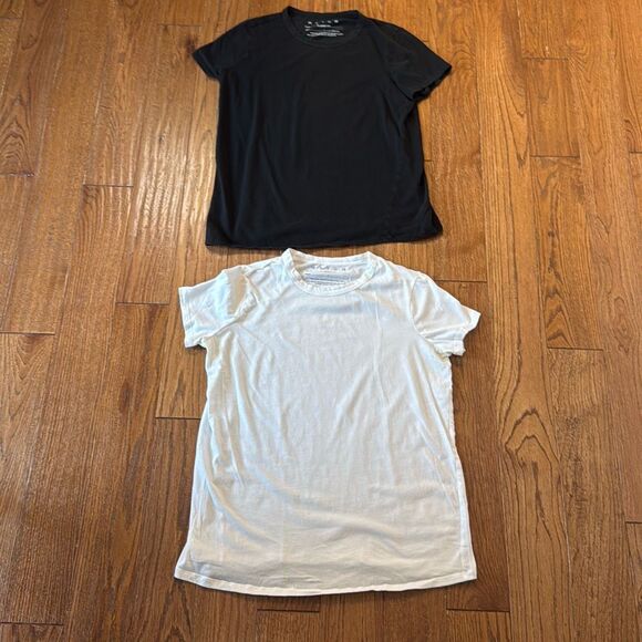 Hatch Black and White Short Sleeve Tees - Picture 10 of 10